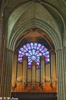 Stained Glass of the Notre Dame Cathedral 01