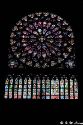 Stained Glass of the Notre Dame Cathedral 02