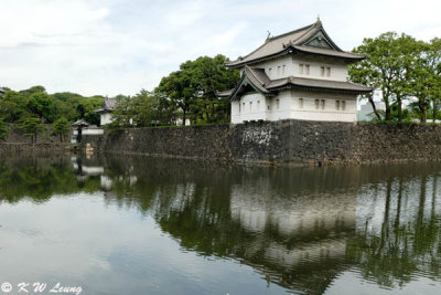 Moats and walls surround Imperial Palace
