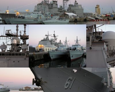 USS Roosevelt  escort ship in Cape Town