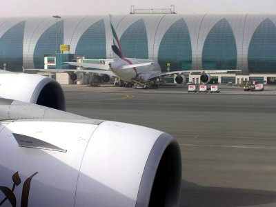 A380 Airbus Emirates New Terminal 3 Dubai