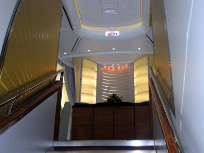 New A380 Airbus Emirates upstairs First Class