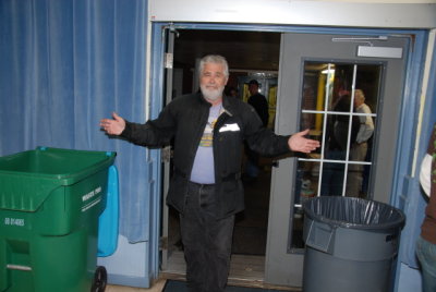 Miller making his grand entrance  LOL