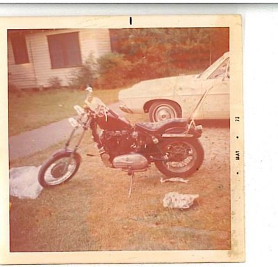 1959 Harley Sportster - Circa 1973