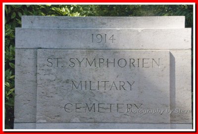 St. Symphorien Military Cemetery - Mons Belgium