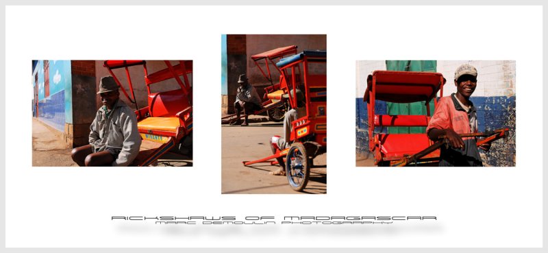 Rickshaws of  Madagascar