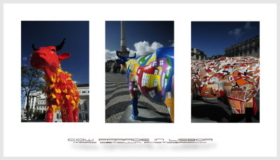 Cow parade in Lisboa