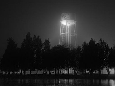 Water Tower In A Fog 00204-6
