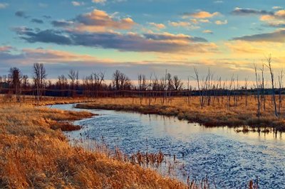 Otter Creek At Sunset 20101126