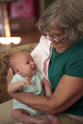 Grandma Norma and Aunt Jan's Visit in August, 2010