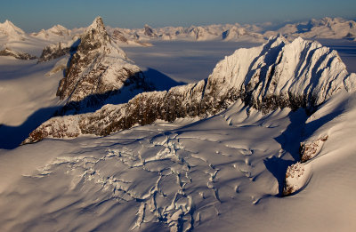 Crevasse from the air