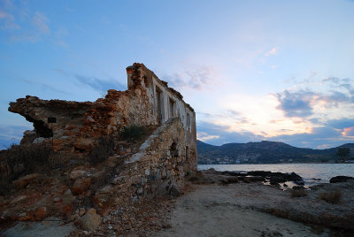 Ruins by the seaside