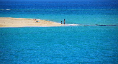 Enjoying the sea