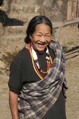 Zeliang Naga lady from Peren.