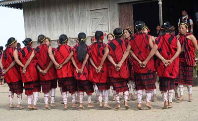 Festival of Sangtam Naga in Tsadang.