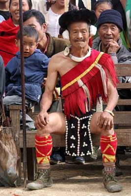 Sangtam Warrior in Tsadang.
