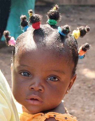 Little girl in Togo.