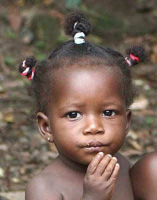 Little girl in Togo.
