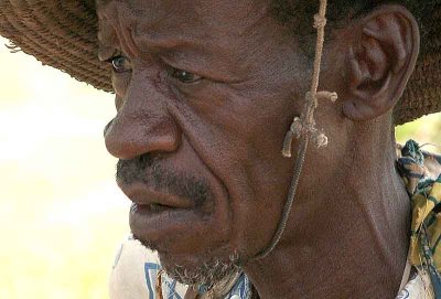 Tamberma man in the north of Togo.