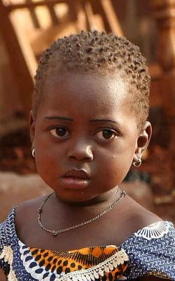 Little girl in Benin.