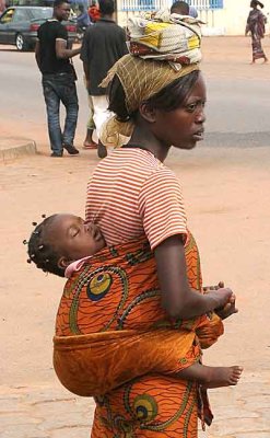 Mother and child in Benin.