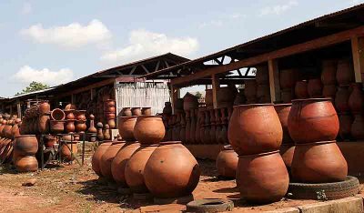 Pottery village S. Benin.