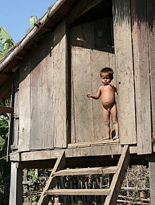 Little boy in Koh Peak, Cambodia.