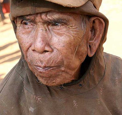 Old Kreung man from Nong Leg village, Cambodia