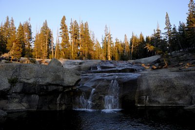 Millers Cascade at Sunset