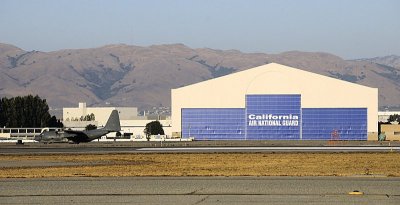The Californai Air National Guard hangar