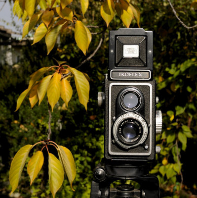 The Zeiss-Ikon  Ikoflex 1a Twin Lens Reflex camera
