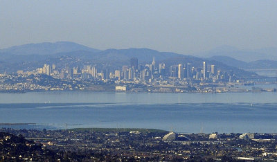 The San Francisco Skyline on a clear day