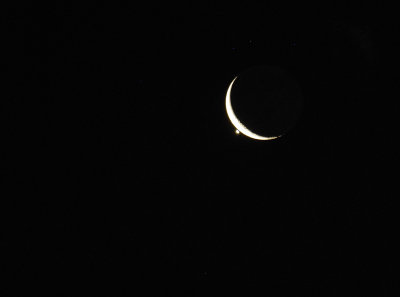 Crescent Moon and Venus