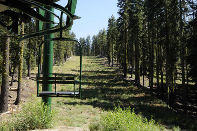 Hiking by the Summer time Ski Slopes