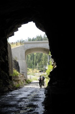 Near the end of the Summit Tunnel hike