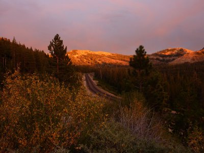 Mt, Lincoln and Disney at Sunset