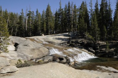 Miller's Cascade at the Tuolumne Meadows Lodge