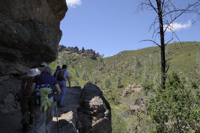 Hiking upwards