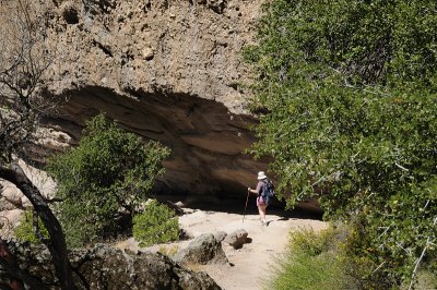 Hiking under the Alcove