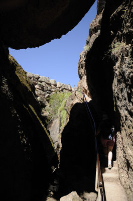 Staircase to the Bear Gulch Reservoir Dam
