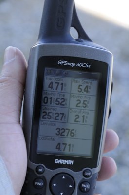 GPS to Chalone Peak