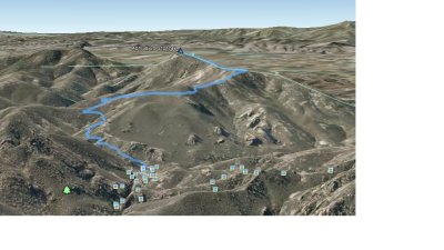 Trail map to Chalone Peak