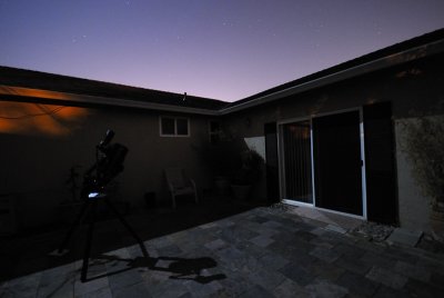 Telescope / Camera on the patio