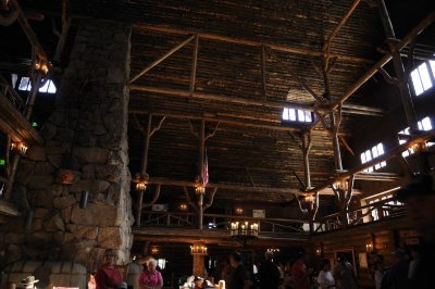 Inside the Old Faithful Inn