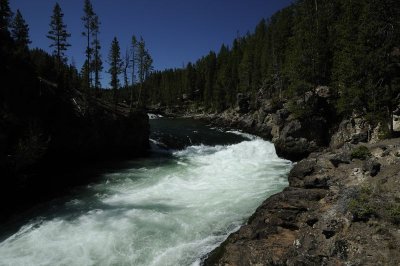 Yellowstone River at the Upper Falls