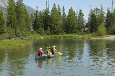 Aug 19 - Canoeing at Jenny Lake