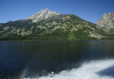 Boat ride across Jenny Lake