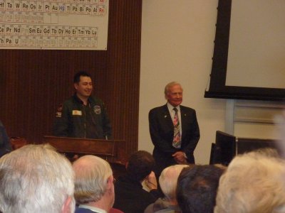 Dr. Pascal Lee and Buzz Aldrin