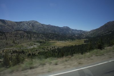 Driving up to the Sonoma Pass