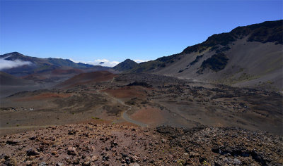 View from inside the volcano